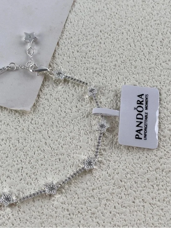 Pandora Silver Starlet Bracelet with Sparkling Accents - Picture 5 of 5